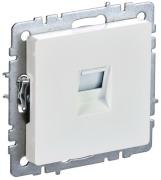 IEK Brite Base Жемчуг Розетка Компьютерная 1-ая RJ45 Cat.5e (UTP)