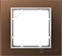 Рамкa
B.3,  1 пост,   цвет - коричневый,  белый матовый,  металл