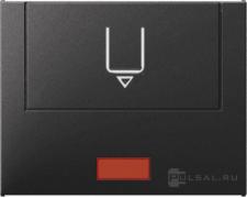 Hакладка карточного выключателя
K.1,  с индикацией,   цвет - антрацит матовый