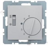 Терморегулятор воздуха помещений 5А, ПК-контакт, 230В
S.1,  B.3,  B.7,  поворотный,  датчик t° воздуха (встроенный),  без таймера,   цвет - алюминий матовый