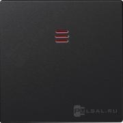 КлавишаSimon 82 Detail, Simon 82 Nature, Simon 82, одноклавишный, с индикацией, цвет - графит