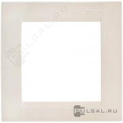 РамкаSimon 15, 1 пост, цвет - слоновая кость, пластмасса