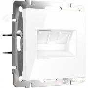 Розетка компьютерная RJ45 Кат.5е UTP
Alumax,  Split,  Slab,  Senso,  Baguette,  Acrylic,  Platinum,  Elite,  Snabb,  Stream,  Flock,  Stark,  Fiore,  Favorit,  Diamant,  Aluminium,  Antik,  Metallic,  двойная,   цвет - белый