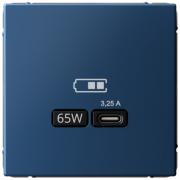 ArtGallery Аквамарин Розетка USB C 65W высокоскор.заряд. QC, PD (USB type-C 5V)