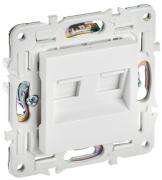 IEK Skandy Белый Розетка Компьютерная 2-ая RJ45 Cat.5e (UTP)