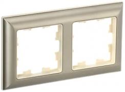 IEK Brite DECOR Шампань 3D-форма Рамка 2-ая