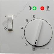 Накладка
S.1,  поворотный,  датчик t° пола (внешний),  без таймера,   цвет - белый глянцевый