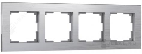 Рамкa
Aluminium,  4 поста,   цвет - алюминий,  металл