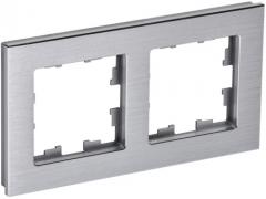 IEK Brite DECOR Алюминий металл Рамка 2-ая