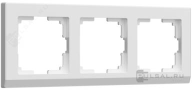 Рамкa
Stark,  3 поста,   цвет - белый,  пластмасса