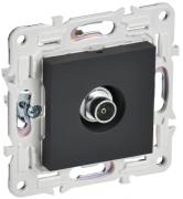 IEK Skandy Графит Розетка TV оконечная