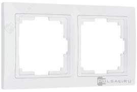 Рамкa Basic
Snabb,  2 поста,   цвет - белый,  белый,  пластмасса