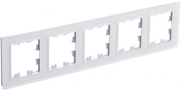 Atlas Design Nature Матовое Стекло белый Рамка 5-ая