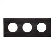 Bironi Шедель Дерево Угольно-черный Форма квадрата Рамка 3-ая (скрытый монтаж)