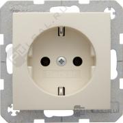 Розетка
S.1,  без шторок,  с заземлением,  одинарная,  безвинтовые клеммы,   цвет - бежевый глянцевый