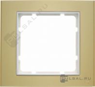 Рамкa
B.3,  1 пост,   цвет - золотой,  белый матовый,  металл