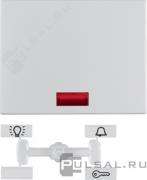 Клавиша
K.5,  одноклавишный,  с подсветкой,  с индикацией,   цвет - алюминий