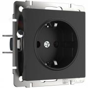 Розетка
Alumax,  Split,  Slab,  Senso,  Baguette,  Acrylic,  Platinum,  Elite,  Snabb,  Stream,  Flock,  Stark,  Fiore,  Favorit,  Diamant,  Aluminium,  Antik,  Metallic,  без шторок,  с заземлением,  одинарная,  винтовые клеммы,   цвет - черный