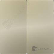 КлавишиSimon 82 Nature, Simon 82, двухклавишный, без подсветки, , цвет - шампань