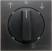 Накладка для жалюзийного поворотного выключателя
B.3,  B.7,  с фиксацией,   цвет - антрацит матовый