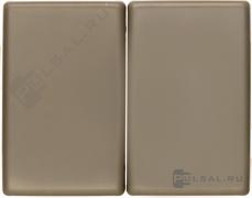 КлавишиArsys, двухклавишный, без подсветки, цвет - светло-бронзовый