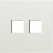 Накладка для механизмов TV и RJ45
S08,  телевизионная (TV),  спутниковая (SAT),  двойная,   цвет - шампань