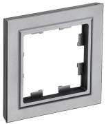 IEK Brite Base Сталь Рамка 1-ая