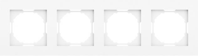 Donel A07 Белый глянцевый Рамка 4-ая