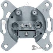 Розетка одиночная
R.1,  R.3,  R.8,  S.1,  B.3,  B.7,  телевизионная (TV),  спутниковая (SAT),  радио (R),  четверная