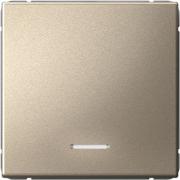 ArtGallery Шампань Выключатель 1-кл с подсветкой