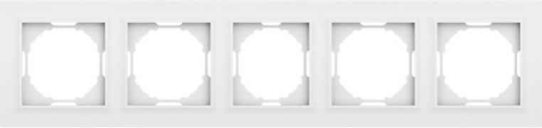 Donel A07 Wave Матовый Белый Рамка 5-ая