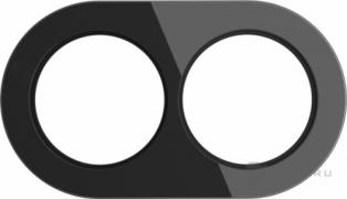 Рамка Favorit Runda
Vintage,  Retro,  2 поста,   цвет - черный,  стекло