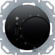 Терморегулятор 10А, НЗ-контакт, 230В
R.1,  R.3,  R.8,  поворотный,  датчик t° воздуха (встроенный),  без таймера,   цвет - черный глянцевый