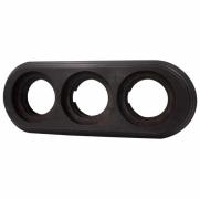 Bironi Лизетта Дерево Угольно-черный Рамка 3-ая на бревно диаметр 240 мм (накладной монтаж)