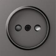 Donel A07 Матовый Титан Накладка Розетки б/з со шторками