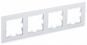 Atlas Design Nature Матовое Стекло белый Рамка 4-ая