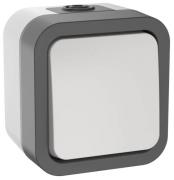 IEK Tors Белый Выключатель 1-кл кнопочный с Н.О. контактом