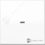 КлавишаSimon 82 Detail, Simon 82 Nature, Simon 82, одноклавишный, с подсветкой, цвет - белый