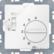Терморегулятор 10А, НЗ-контакт, 24В
Q.1,  Q.3,  Q.7,  поворотный,  датчик t° воздуха (встроенный),  без таймера,   цвет - белый бархат