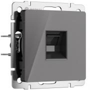 Розетка компьютерная RJ45 Кат.5е UTP
Alumax,  Split,  Slab,  Senso,  Baguette,  Acrylic,  Platinum,  Elite,  Snabb,  Stream,  Flock,  Stark,  Fiore,  Favorit,  Diamant,  Aluminium,  Antik,  Metallic,  одинарная,   цвет - графит акрил