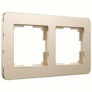 Рамкa
Platinum,  2 поста,   цвет - шампань,  металл