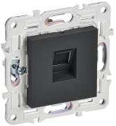 IEK Skandy Графит Розетка Компьютерная 1-ая RJ45 Cat.6e