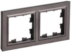 IEK Brite Base Темная бронза Рамка 2-ая