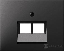 Накладка
K.1,  двойная,   цвет - антрацит матовый