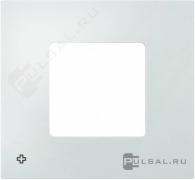 Рамка-декорSimon 27 play, 1 пост, цвет - белый, пластмасса