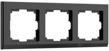 Рамкa
Stark,  3 поста,   цвет - черный,  пластмасса