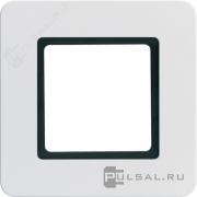 Рамкa для модуля контурной подсветки
Q.7,  1 пост,   цвет - белый бархат,  белый бархат,  пластмасса