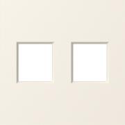 Накладка для механизмов TV и RJ45
A07 NATURAL,  A07,  A07 WAVE,  телевизионная (TV),  спутниковая (SAT),  двойная,   цвет - кремовый матовый