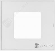 Рамка-декорSimon 27 play, 1 пост, цвет - прозрачный, пластмасса