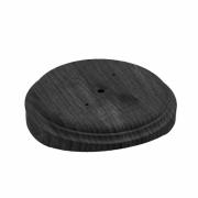 Bironi Дерево Угольно-черный Рамка под Распределительную коробку 78мм на бревно 200мм